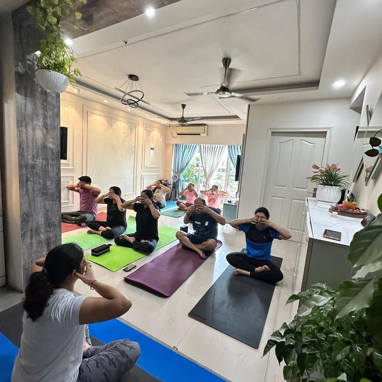 Bhramari during RituYog Yoga sessions